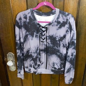 Purple Tie Dye Sweater Women’s Medium
